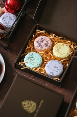 Set of 4 shower steamers