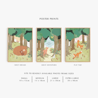 Woodland Adventure Prints